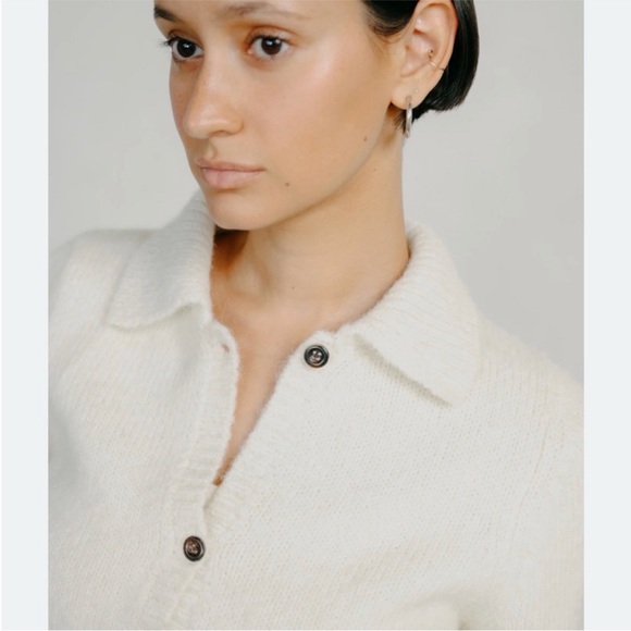 OZMA The Penny Cardigan Ivory Cream Small - Picture 3 of 12